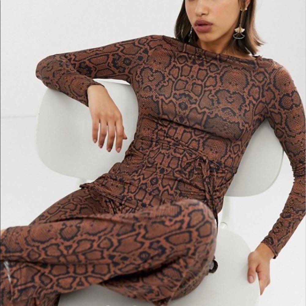 Snake Longline Top